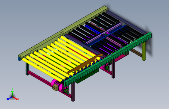 重载物流托盘自动旋转摆正居中设备
