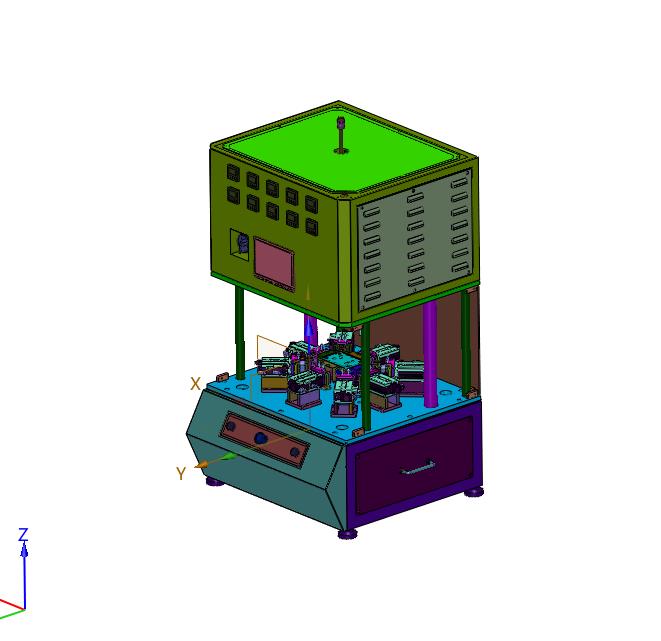 自动方形瓶盖折边机