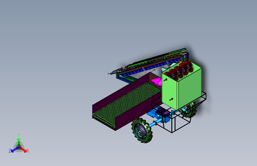 作物地下结实收获机