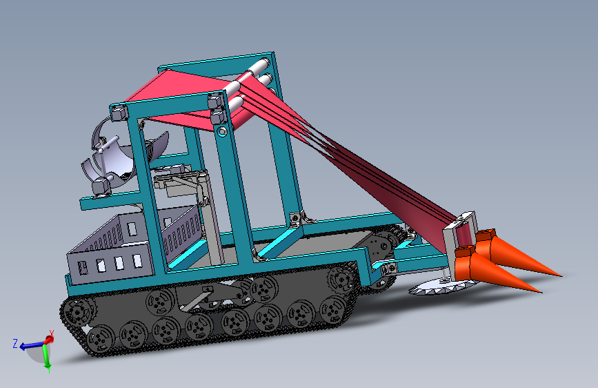 履带韭菜收割打捆机