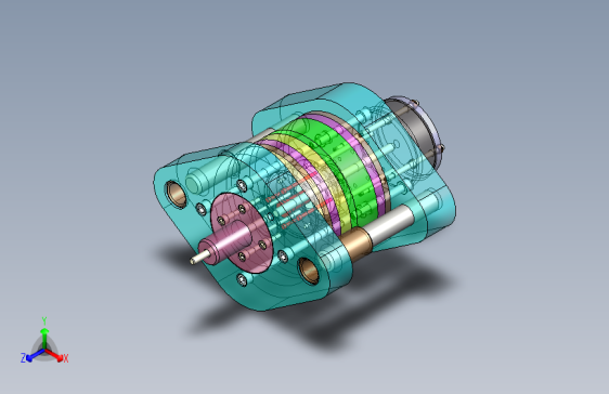 端盖冲压模具三维模型=1106498=40