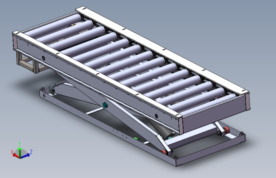 一吨动力辊筒液压升降机=920473=160