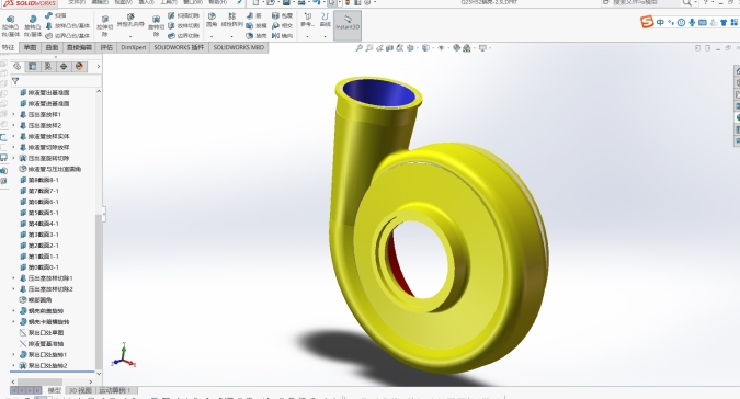 Q25H52离心泵倒梯形蜗壳三维模型=809871=15