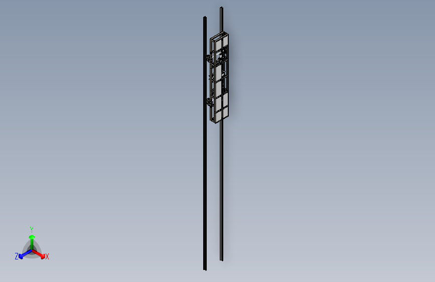 钢轨打磨工艺试验台载轨小车