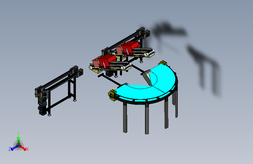 葛根自动切割设备机械设计