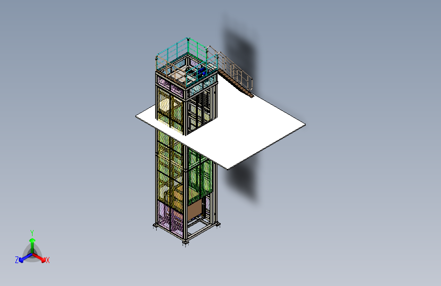 工厂垂直提升机