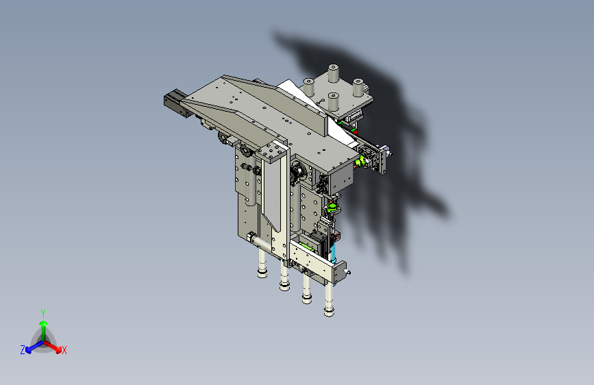 进水接头铝件螺丝锁付机构