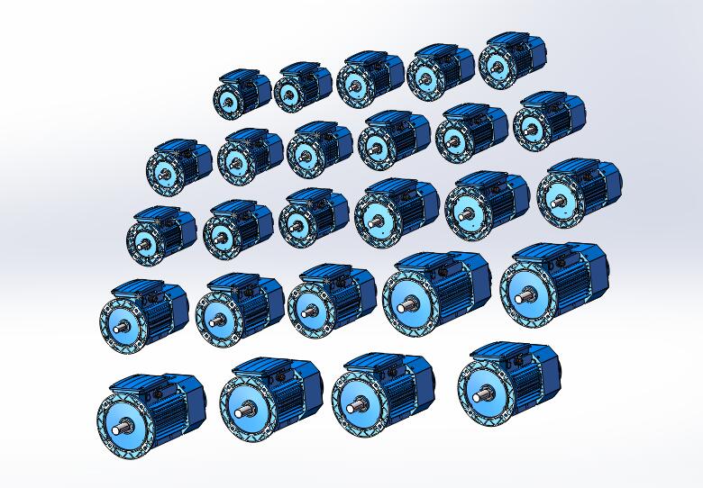 Y2EJ系列方形电机B5安装(63～132)