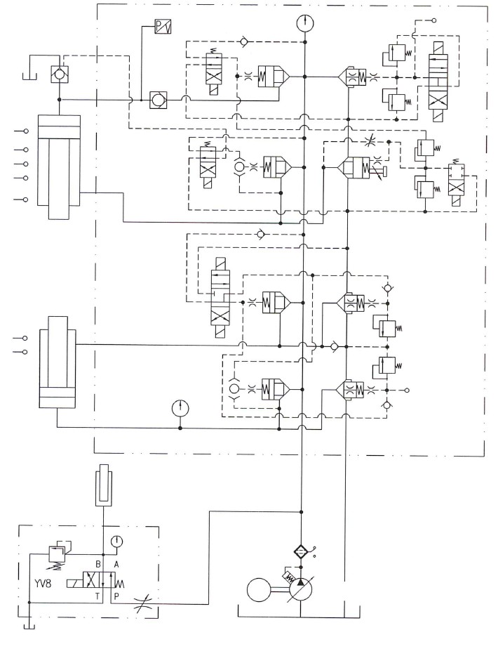 Y32-300四柱液压机 1306862 250