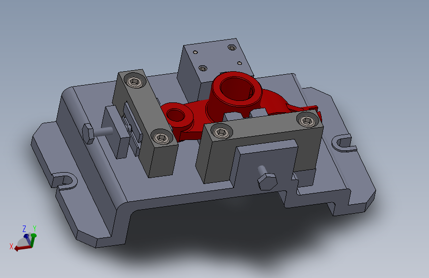 推动架加工工艺及铣端面夹具设计含三维SW