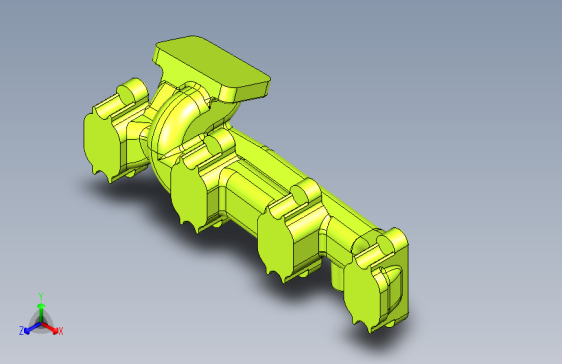 6缸发动机进气歧管