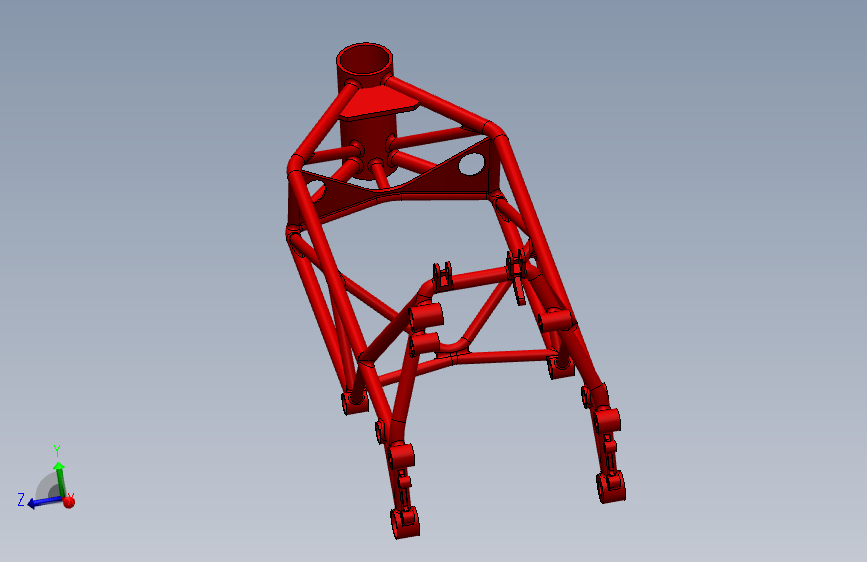 杜卡迪摩托车框架