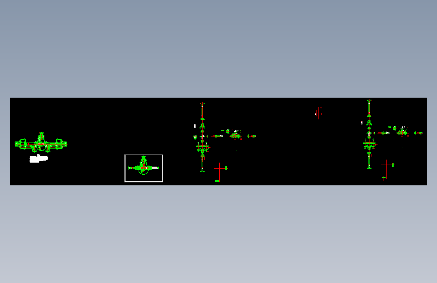 轻型货车驱动桥装配图