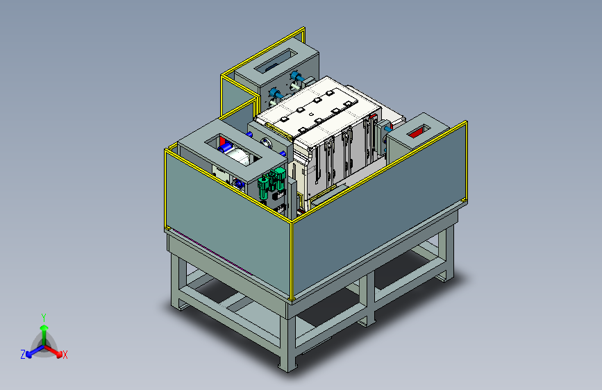 冰箱内胆气动打孔专机图纸=1244106=500