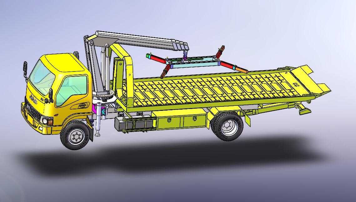 带吊机的清障车模型=1351787=300