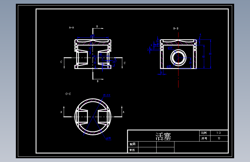 单缸发动机二维图=762221=150