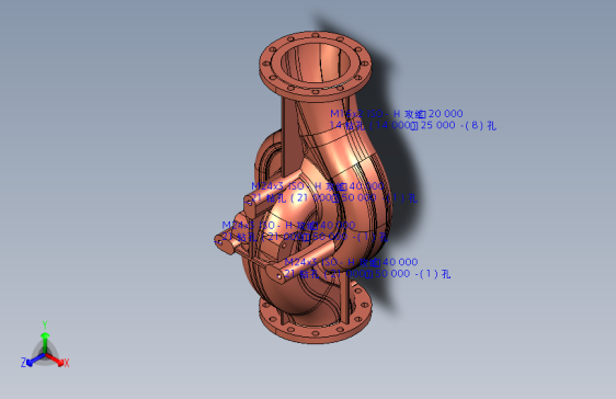 单级单吸离心泵蜗壳=236618=25
