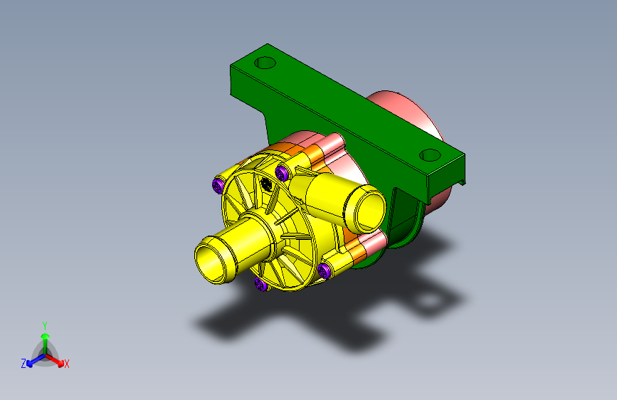 电动汽车电机循环系统电子水泵=538829=90