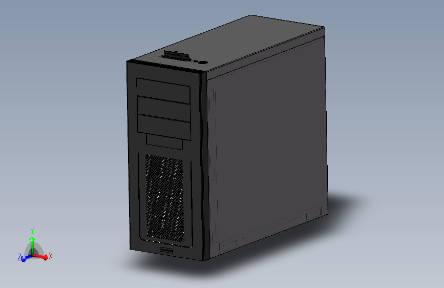 电脑主机箱设计=118213=25