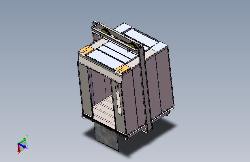 电梯SW模型=909621=1000
