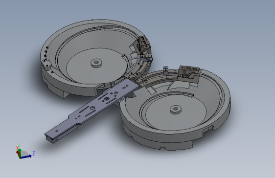 电子芯片（二极管）送料振动盘系统设计模型（原创）=124707=50