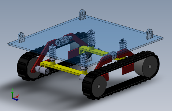 多功能机器人（车）底座设计模型 =72072=15