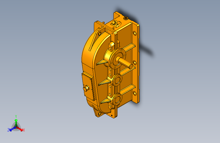 二级斜齿圆柱齿轮减速器设计（二三维模型）=137417=215