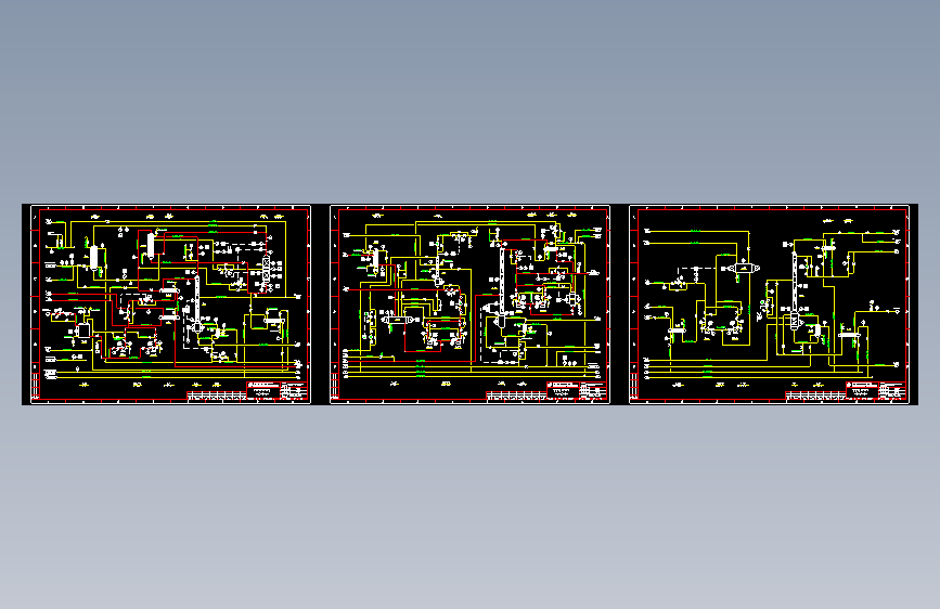 二甲醚流程图全套CAD图纸=138394=35