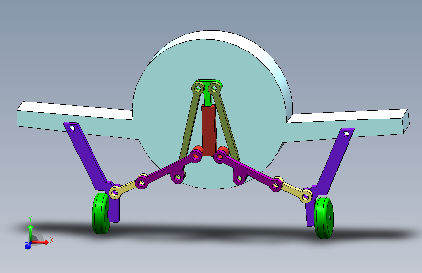 飞机起落架motion仿真有限元录屏报告=1354421=100