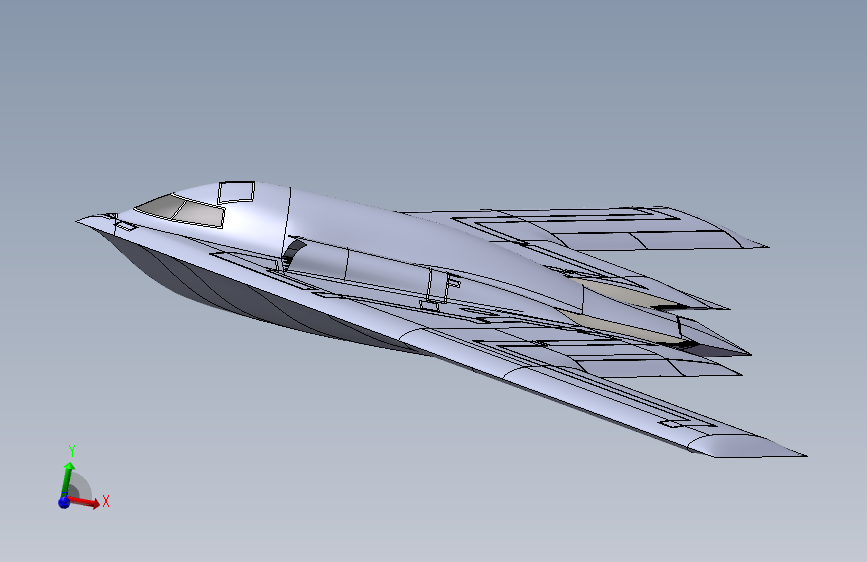 飞翼式轰炸机模型=444507=20