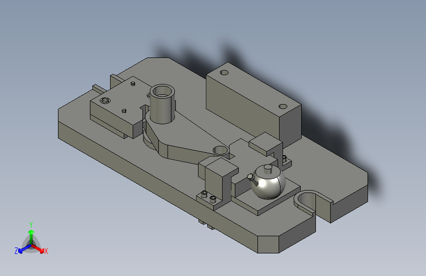 杠杆夹具模型=560807=15