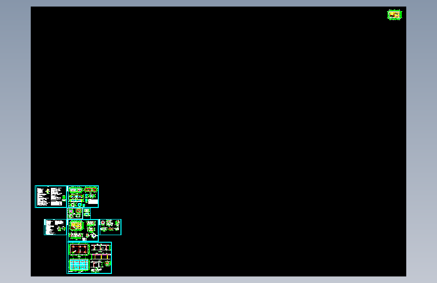 加油站建筑设计施工图（包括站房罩棚厕所）