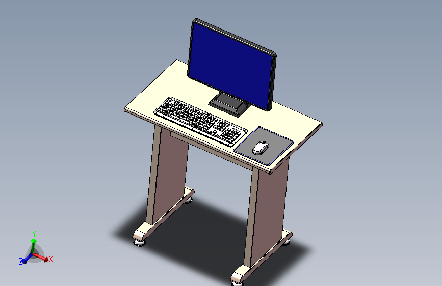 工控电脑桌=611414=10