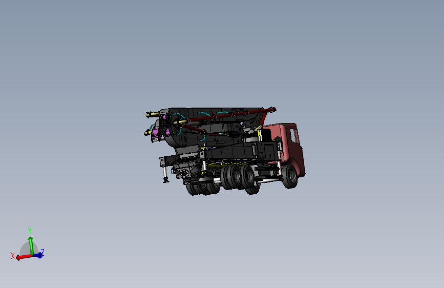 混凝土泵车47米模型=1146219=160