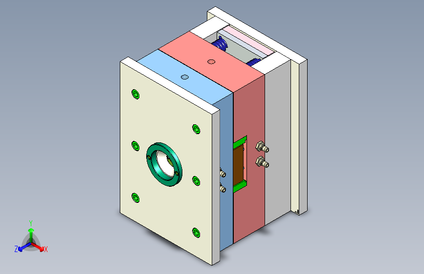 吉他卷弦器外壳注塑模具设计-一模两腔=1483014=300
