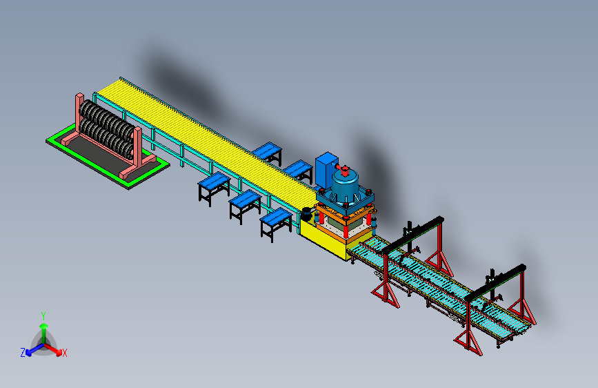 汽车铝合金轮毂冲压生产线设计