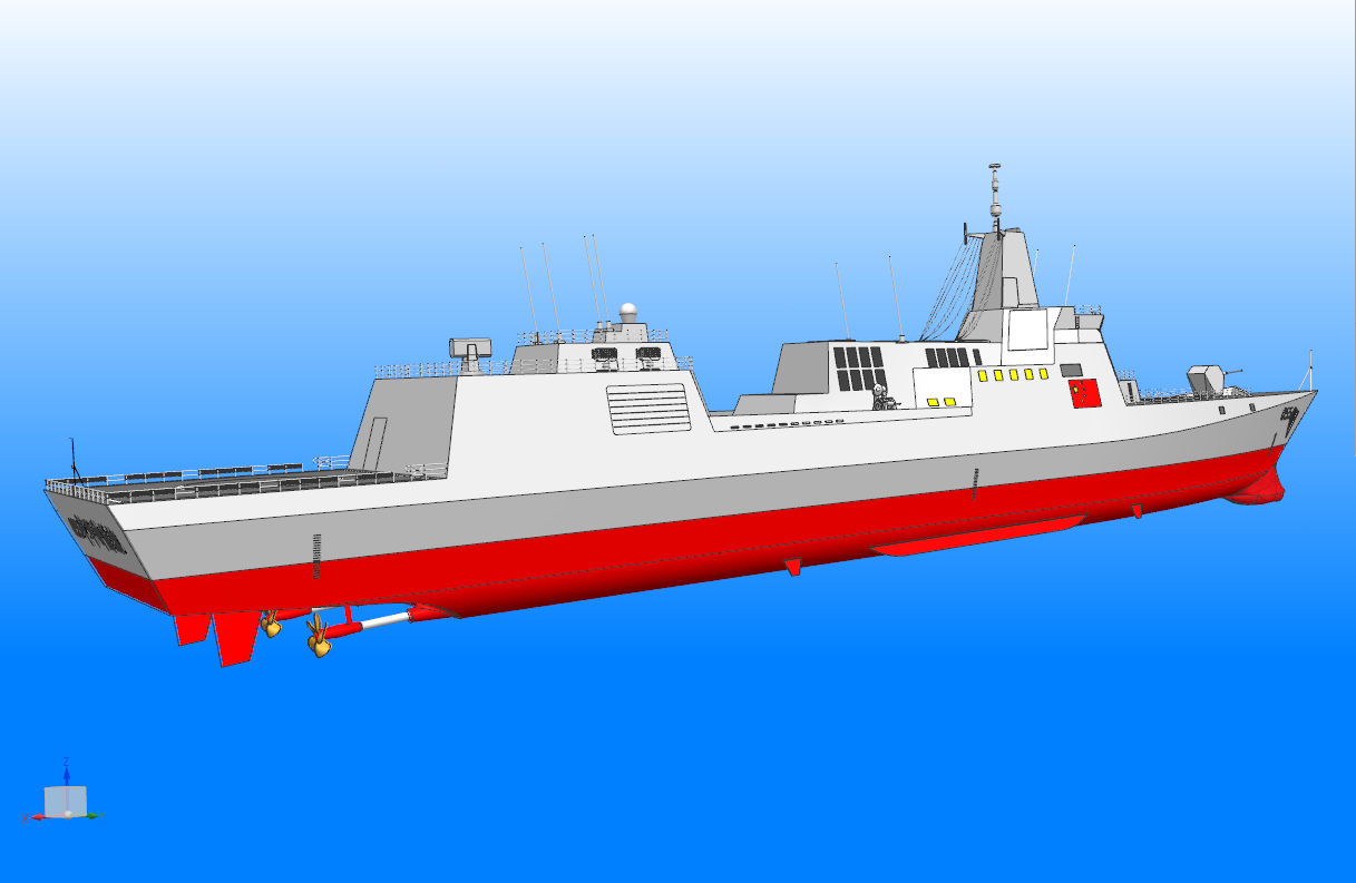 解放军055型驱逐舰原创模型=356045=30