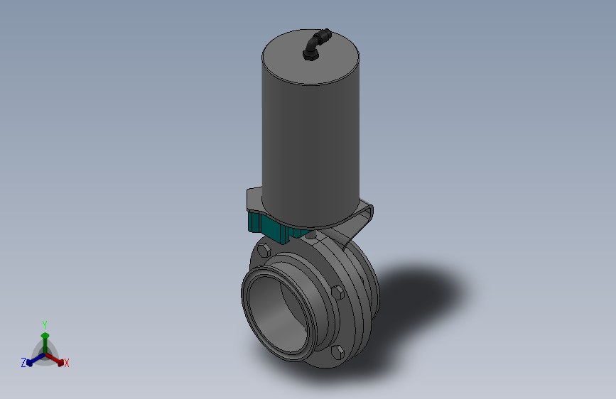 九款卡箍式气动蝶阀=761348=80