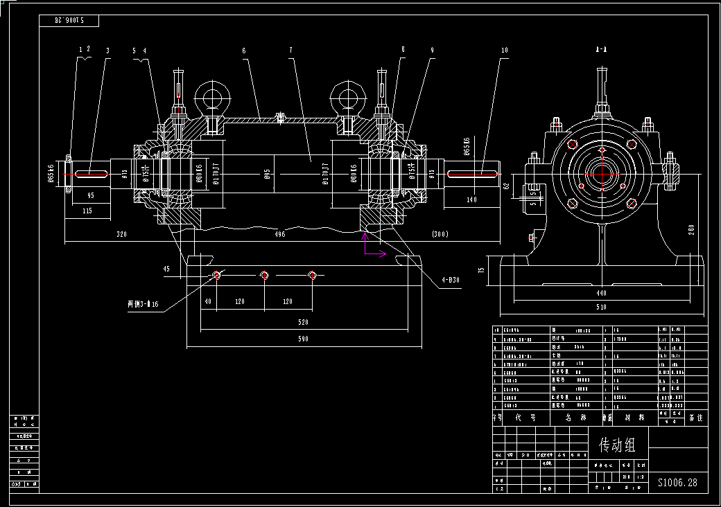 离心通风机详细设计图纸原稿【全套26张CAD图纸】=255282=50