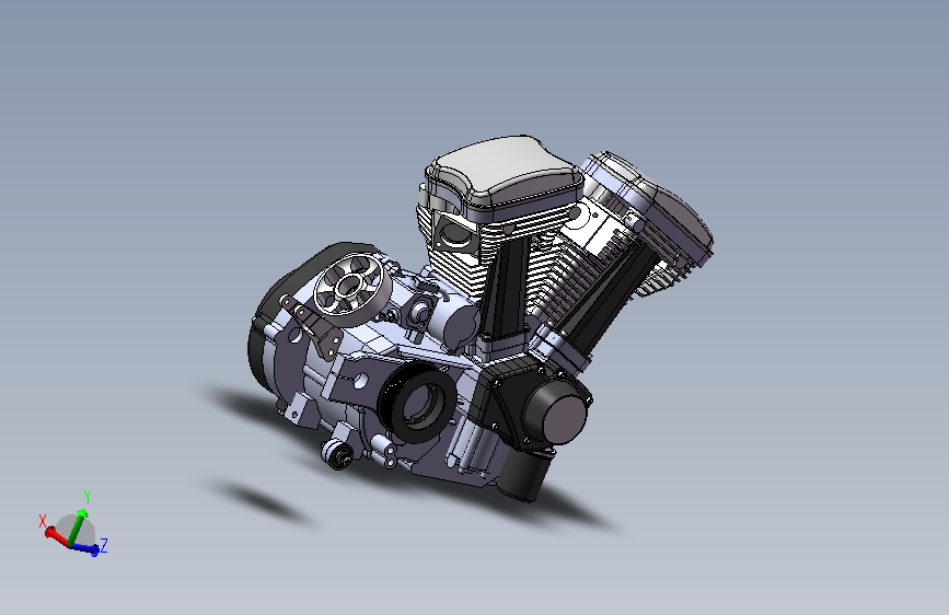 两缸发动机设计模型=84630=25