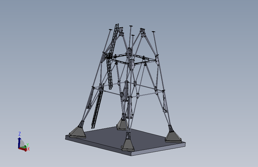 临时凿井井架三维图=500816=60