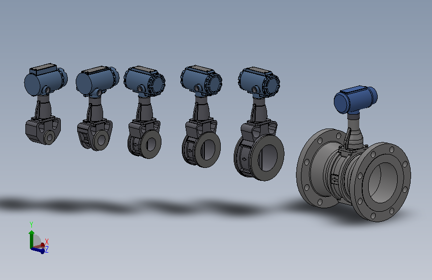 流量计（多种型号）设计模型=308194=30