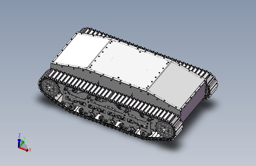 履带坦克底盘（车辆）设计模型=732354=0