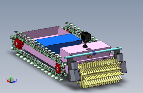 履带吸盘吸附式擦玻璃机器人sw2016=1248394=160
