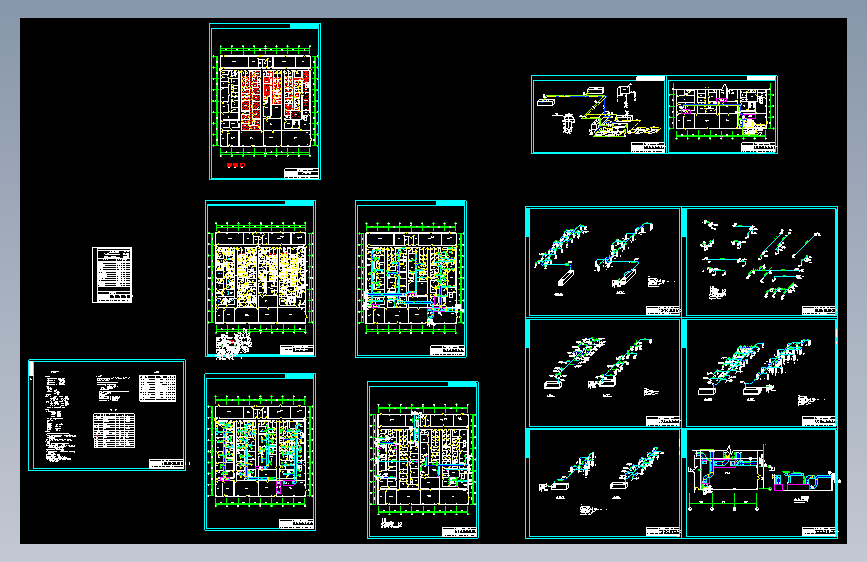 某兽药综合制剂车间通风空调设计全套CAD图=172764=50