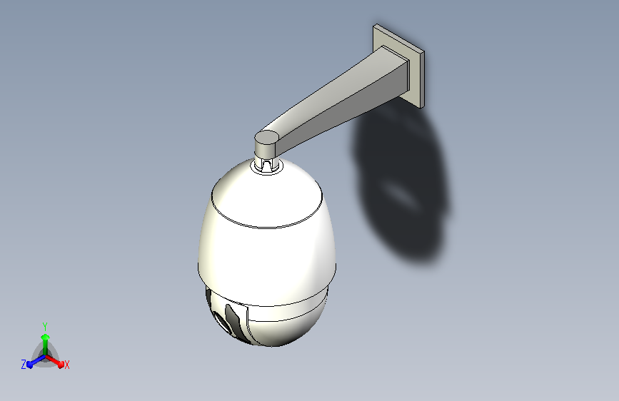带支臂球型摄像机