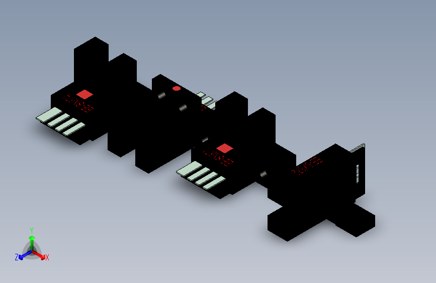 欧姆龙槽型光电传感器EE-SX671-EE-SX674系列3D模型=389347=10