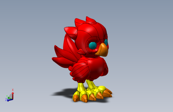 胖乎乎的卡通小鸡=663763=0