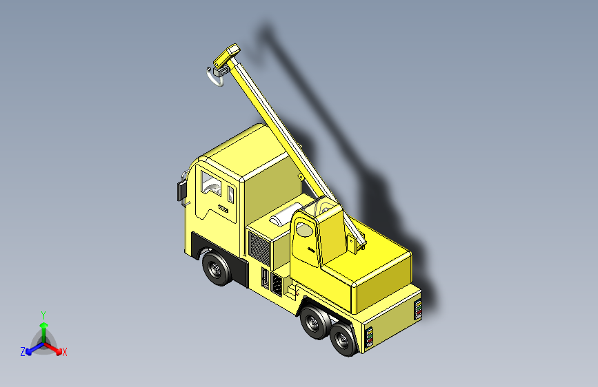 道路工程车吊车