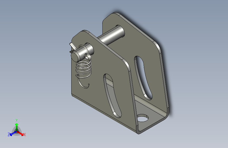 平板车折叠把手底座=1148651=30